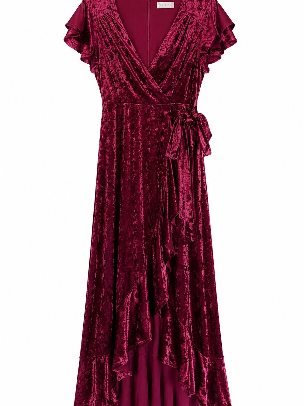 Altar’d State NWT Burgundy Velvet Wrap Maxi Dress